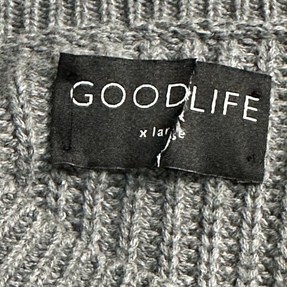 GOODLIFE Grey Crewneck Sweater Size XL - Picture 4 of 7